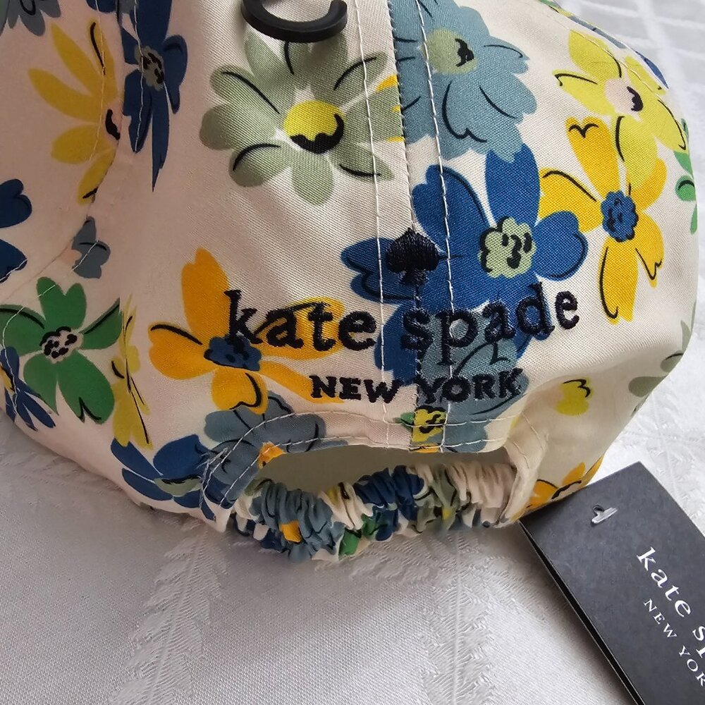 Kate Spade french cream floral Hat! NWT! - Picture 2 of 6